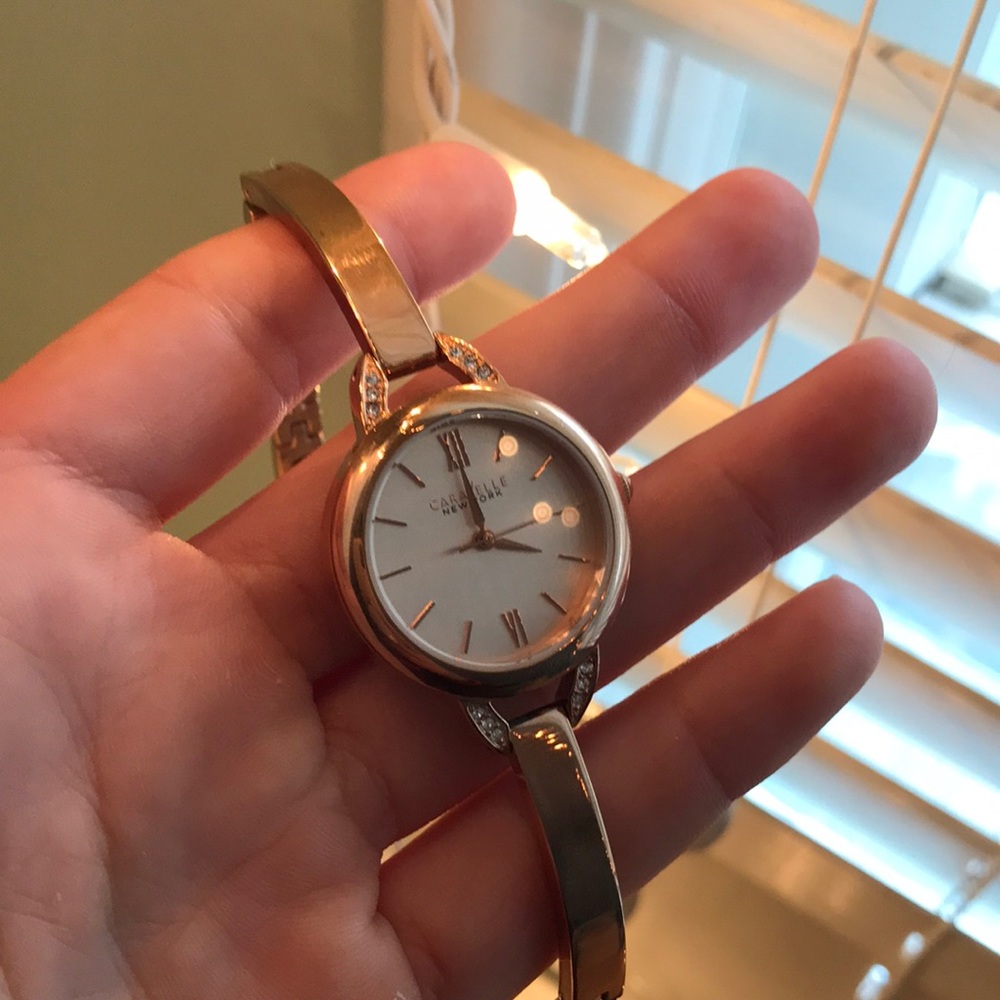 CARAVELLE NEW YORK ROSE GOLD WATCH - Picture 2 of 4